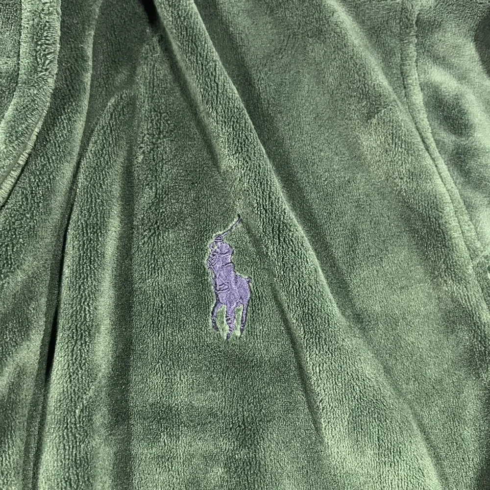 Polo Ralph Lauren Plush Bath Robe Men L/XL Sleepwear Microfiber Shawl Collar NEW